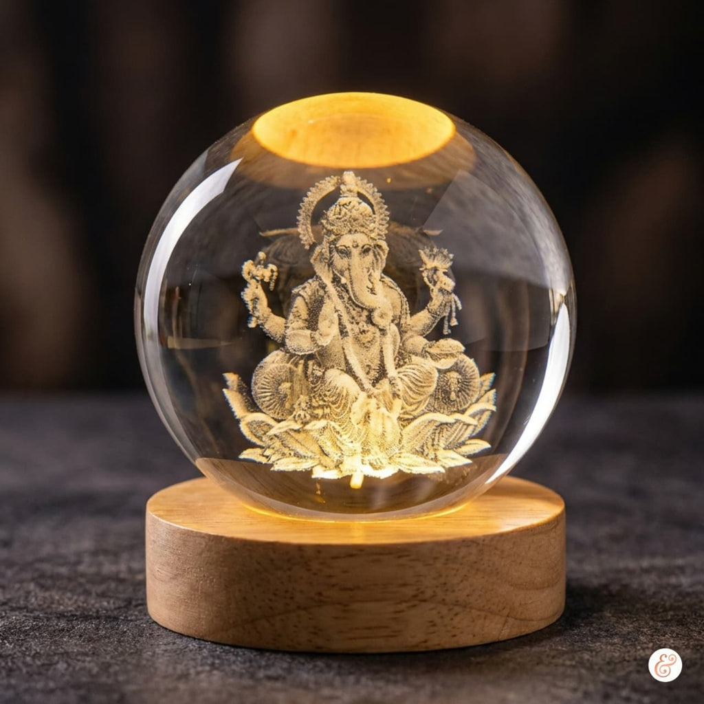 Ganesh Crystal LED Lamp